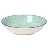 Now Designs Stamped Dipper Bowl Aqua Stars, 3.75"*