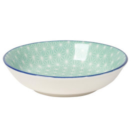 Now Designs Stamped Dipper Bowl Aqua Stars, 3.75"*