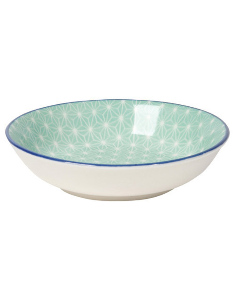 Now Designs Stamped Dipper Bowl Aqua Stars, 3.75"*