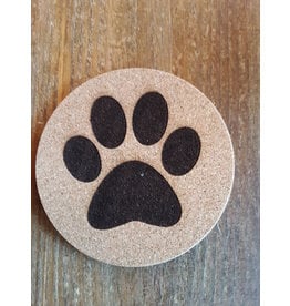 Tangico Cork Coaster Clemson/Dog/Tiger Paw