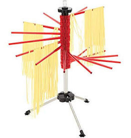 Foxrun Pasta Drying Rack, 18.5'', Red DISC