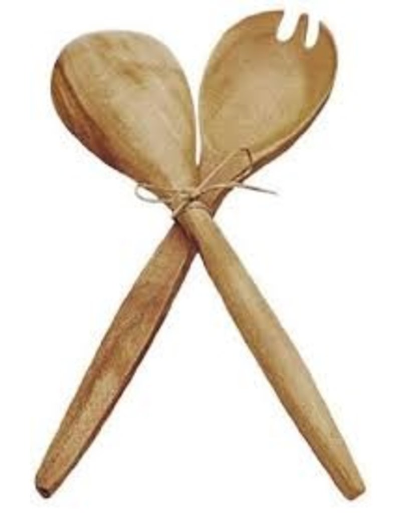 Pacific Merchants Acacia Wood Fork & Spoon Serving Set, 12''