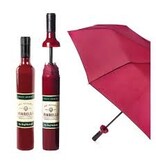 Vinrella Wine Bottle Umbrella - Burgundy Label