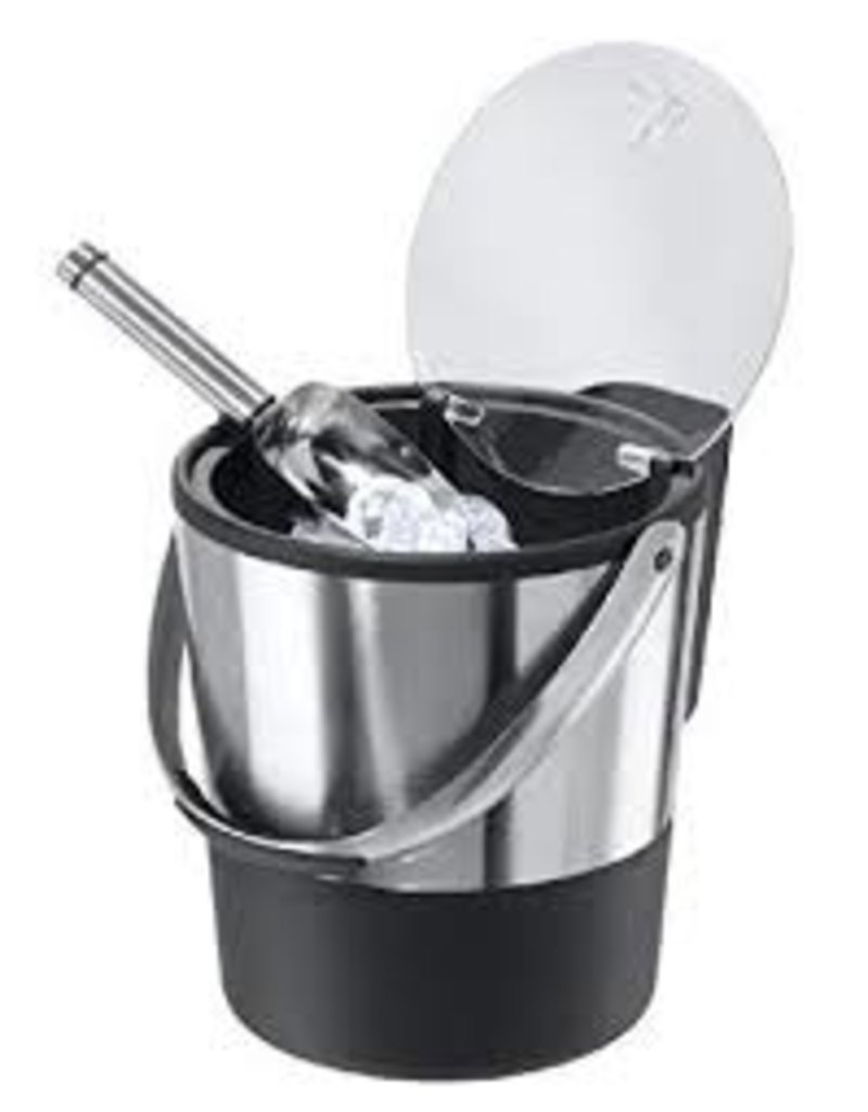 Oggi Double Wall Ice Bucket with Flip-Top Lid & Scoop