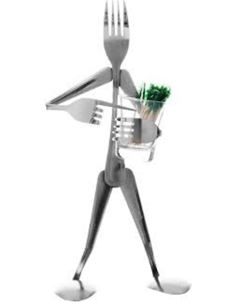 Toothpick Holder Fork Person