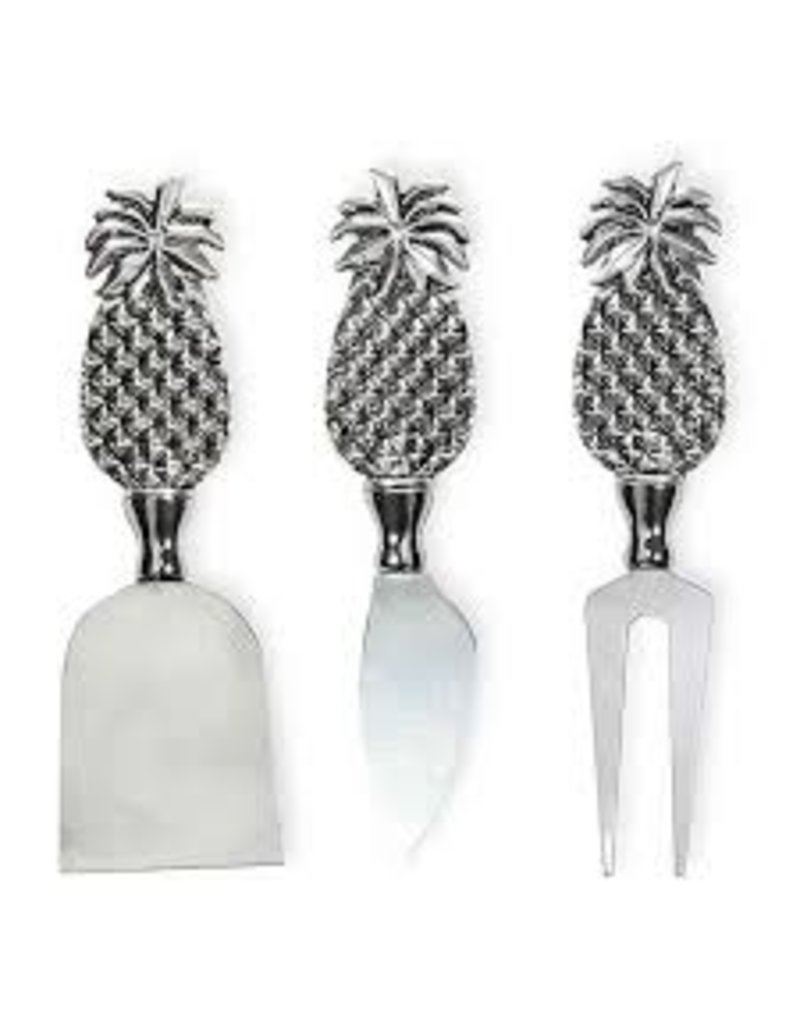 Boston International Cheese Knives, Pineapple Set of 3