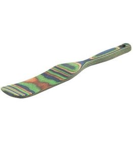 Island Bamboo/Wilshire Peacock Green/Blue Pakkawood Spurtle 11"