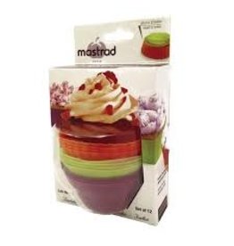 Foldable Silicone Muffin Cups Set of 12