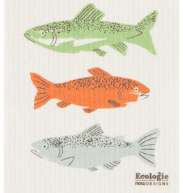 Now Designs Swedish Dish Cloth Gone Fishin' now discntd