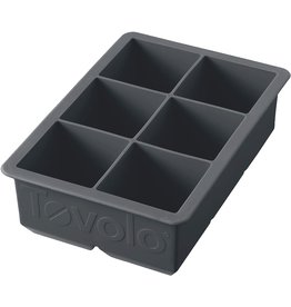 Tovolo King Ice Cube, Charcoal Gray cirr