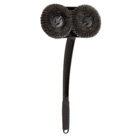 Foxrun fox Outset Scrubber Grill Brush/Cleaner, MESH, BRISTLE-FREE