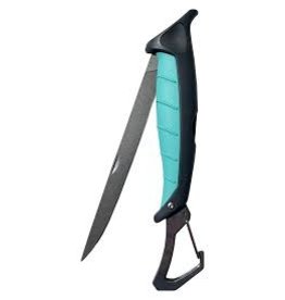 Toadfish Stowaway Folding Filet Knife 7"-Teal
