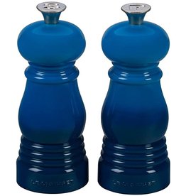 Le Creuset Petite Salt and Pepper Marseille Blue 5"
