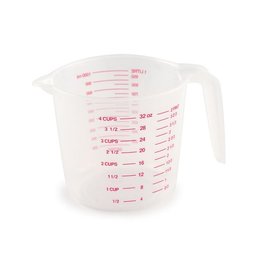 A/H GLASS MEASURING CUP, 8OZ (1 CUP) (4/CS)