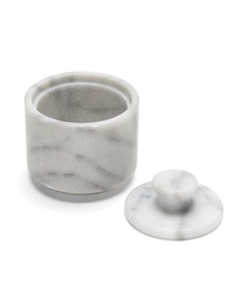 Foxrun Marble Salt Cellar, White