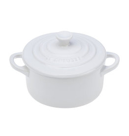 Le Creuset Stoneware Mini Cocotte, 8oz, White*