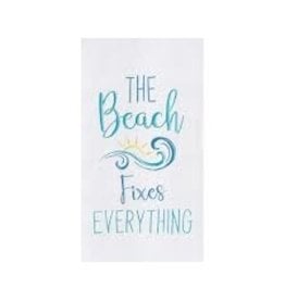 C and F Home Towel, Beach Fixes Everything, floursack