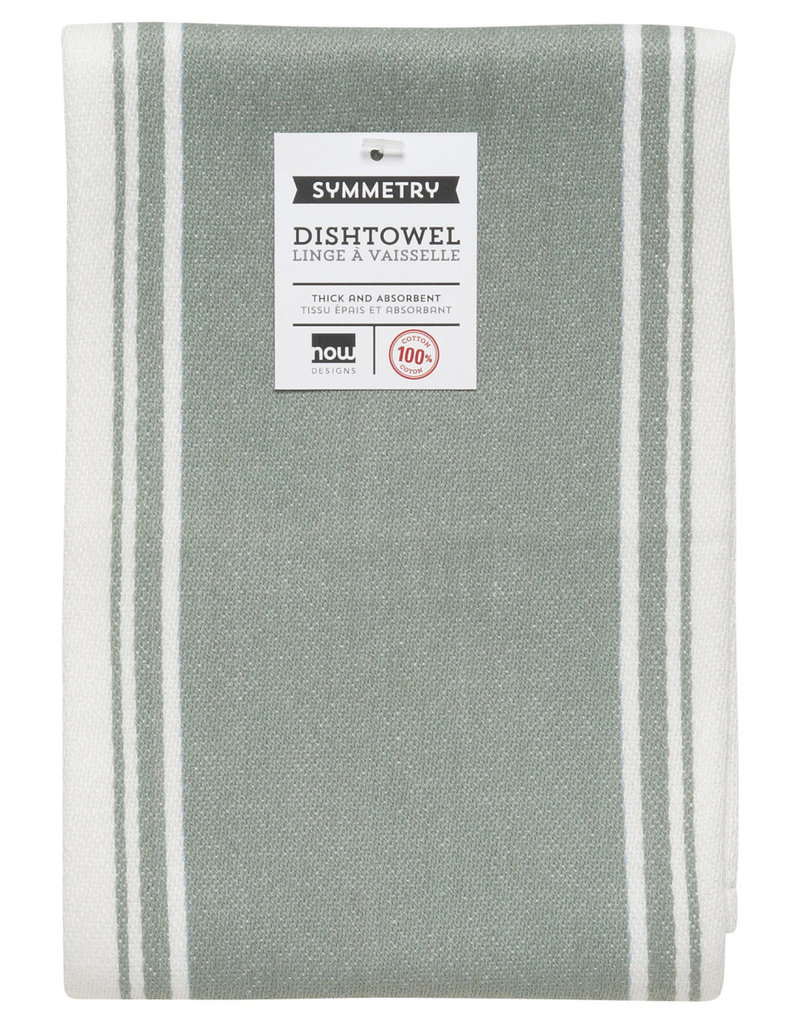 Now Designs Symmetry Kitchen Towel, London Gray disc