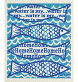 Wet-It Swedish Dish Cloth Fish "Water is my Home"