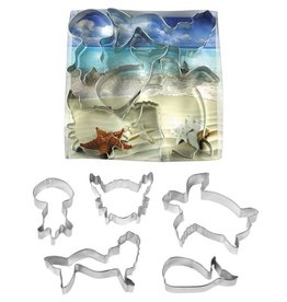 R&M International Sea Friends Cookie Cutters, 5pc BOX Set, rm