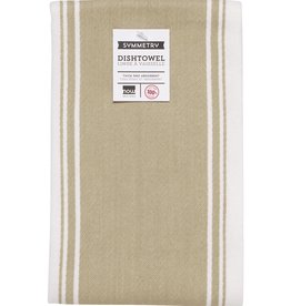 Now Designs Symmetry Kitchen Towel, Sandstone DISC
