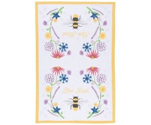 Floral Bee Tea Towel