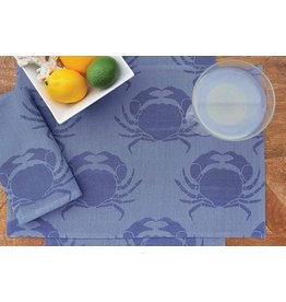 C and F Home Placemat, Blue Star Crab Rectangular disc