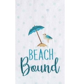 C and F Home Towel, Beach Bound, floursack disc