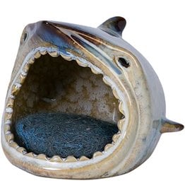 Beachcombers Ceramic Shark Sponge Holder