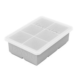 Tovolo King Ice Cube With Lid, Oyster Gray