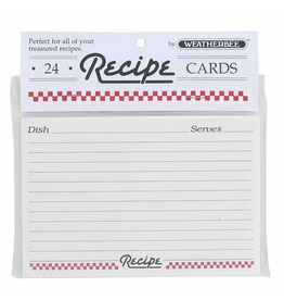 Harold Imports Recipe Cards 4x6, Set of 24 DISC