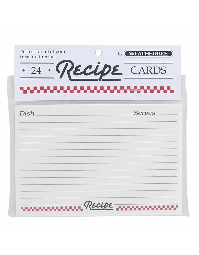 Harold Imports Recipe Cards 4x6, Set of 24 DISC