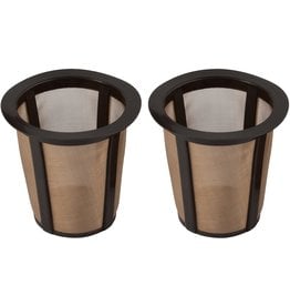 Harold Imports Gold Mesh Permanent Coffee K-Cup Filters, Set of 2