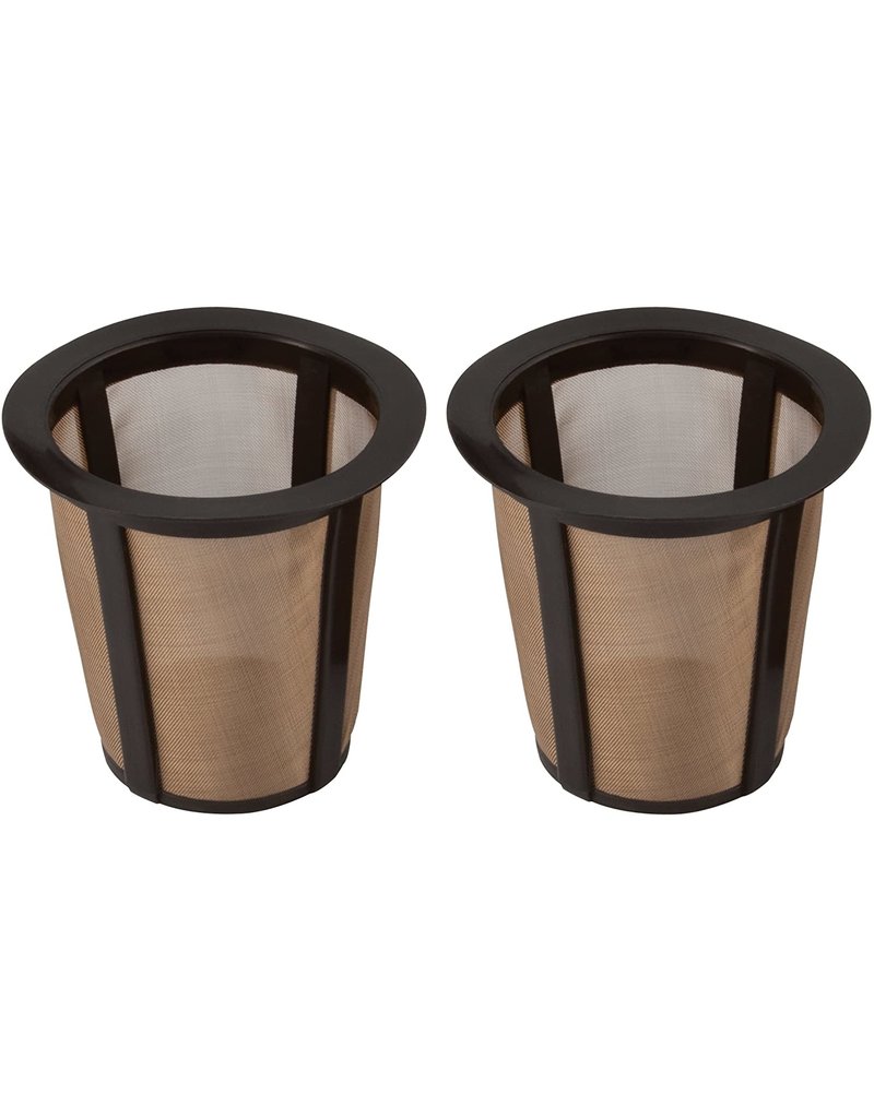 Harold Imports Gold Mesh Permanent Coffee K-Cup Filters, Set of 2