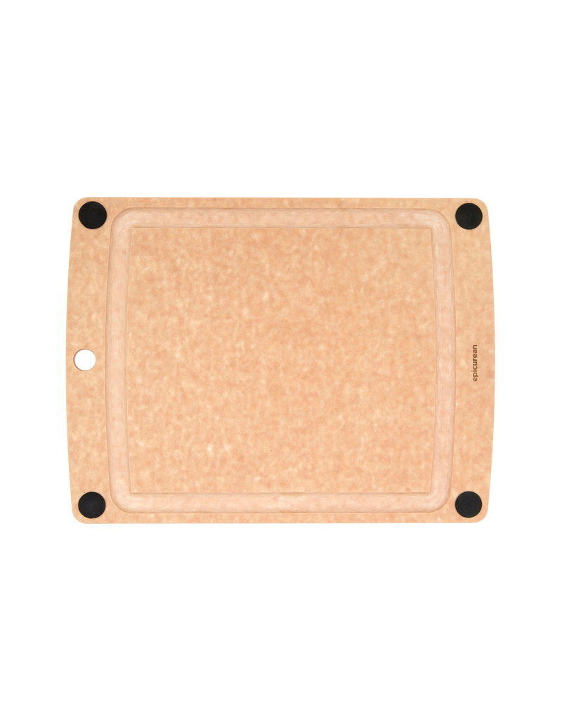 Epicurean Epicurean Board 14x11, Natural, Juice Groove, Button Nonslip