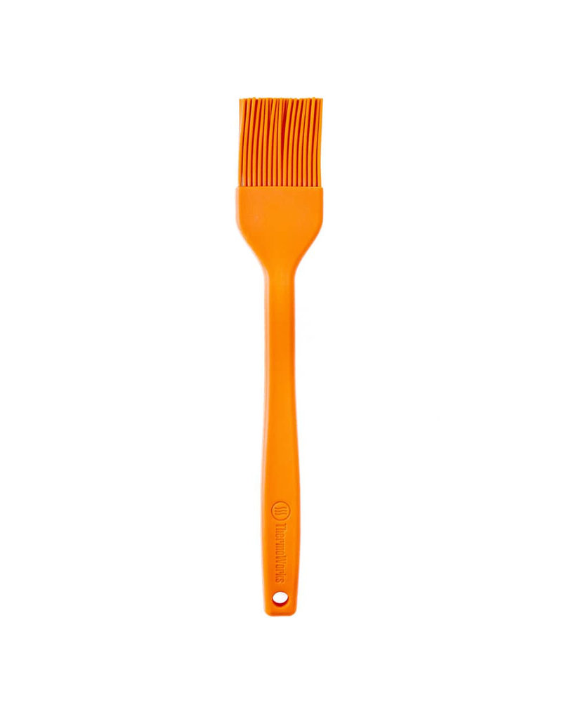 Thermoworks High Heat (600F) Silicone Basting Brush, 12.5" Orange