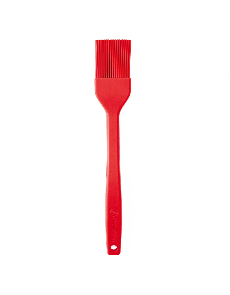 Thermoworks High Heat (600F) Silicone Basting Brush, 12.5" Red