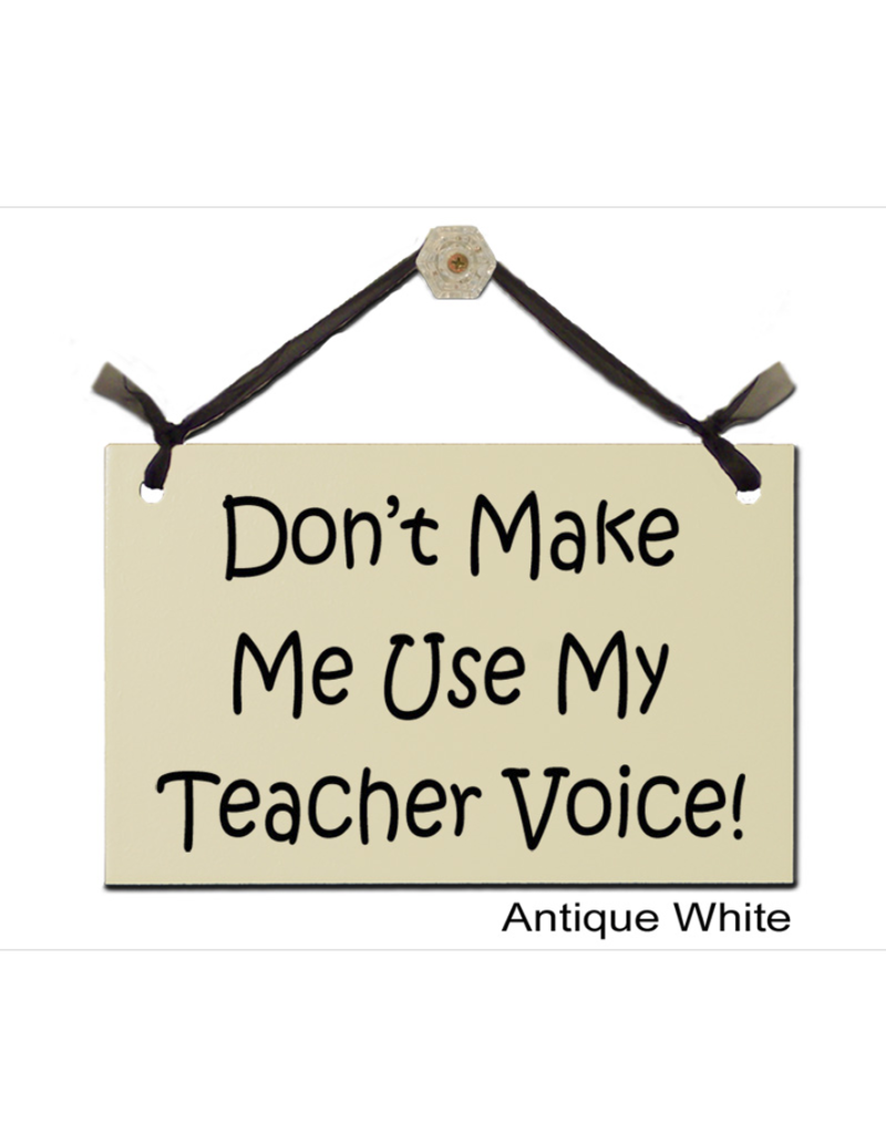 Sign Teacher Voice*