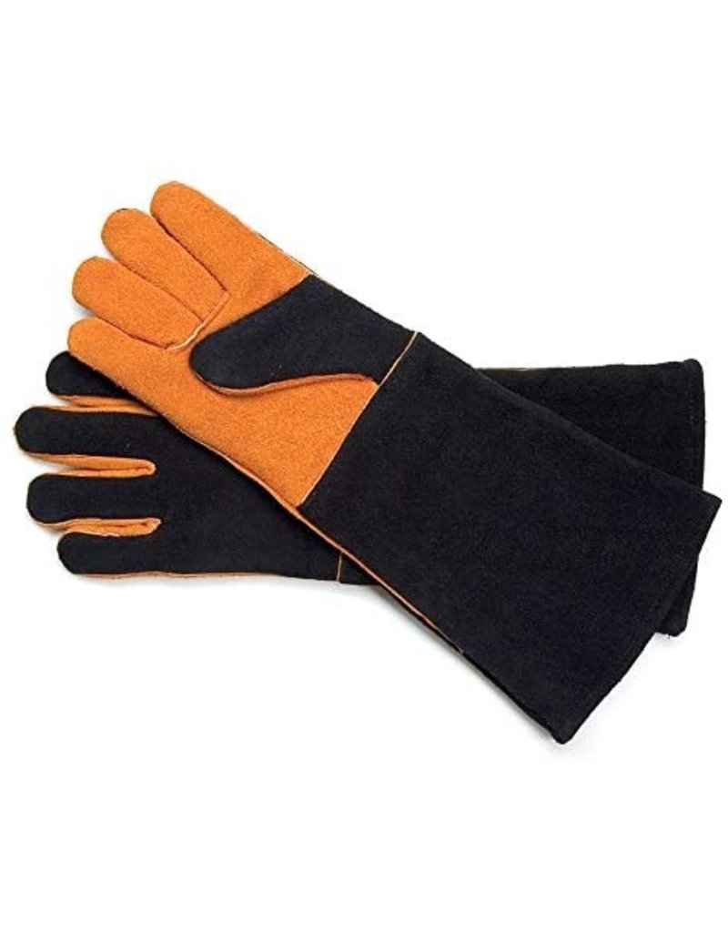 Charcoal Companion/Union cc SR Extra Long Suede Grill Mitts Gloves, Set of 2  cirr