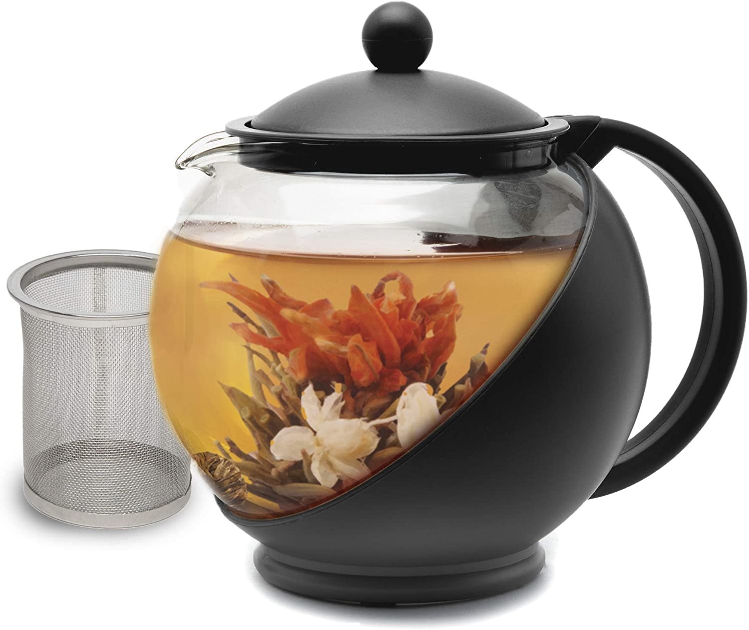 Primula Half Moon Teapot with Removable Infuser and 4 Cups 