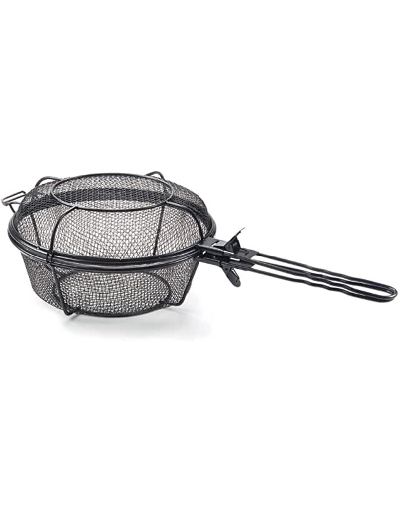 Foxrun Outset Chef's Jumbo Outdoor Grill Basket with Removable Handles