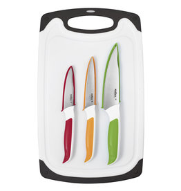 Slice&Sharpen Knives, Set of 2 (6 and 3.5) with built-in