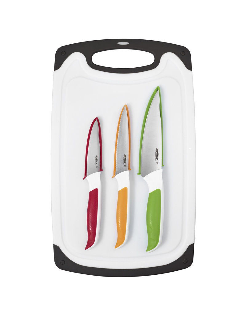 Zyliss/DKB 4pc Comfort Board & Knife Set