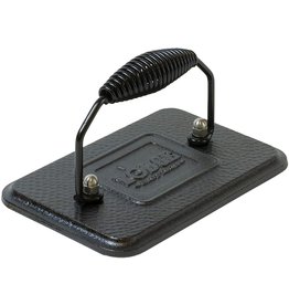 Lodge LDG Cast Iron Rectangular Grill Bacon Press, 7x4.5/6 ciw