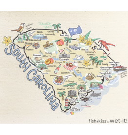 Wet-It Swedish Dish Cloth South Carolina State* discntd