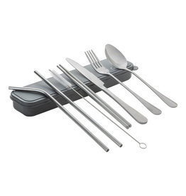 Cuisipro Travel Cutlery Set, Gray Box 8pcs