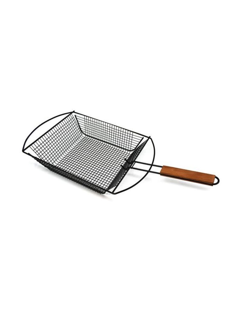 Norpro Nonstick Deluxe Grill Basket with Removable Handle