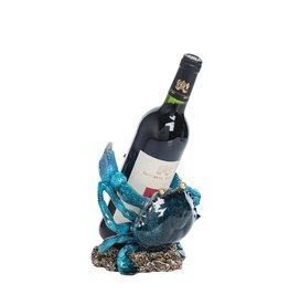 Beachcombers Blue Crab Wine Bottle Holder-BC*