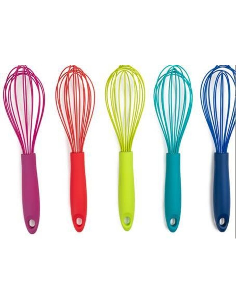 whisk, 12 silicone bright assorted