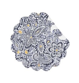 C and F Home Placemat, Serena, Round Reversible*